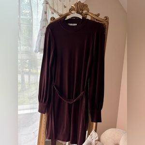 Abercrombie and Fitch Burgundy Sweater Dress S